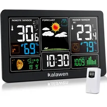 Kalawen Wetterstation 9-IN-1 Weiß 9-IN-1