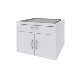 Sconto Waschmaschinenunterschrank 70 x 52 x 68 cm Weiß