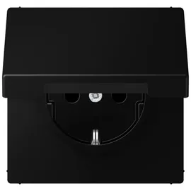 Jung Schuko-Steckdose IP44 Schwarz 1 St.