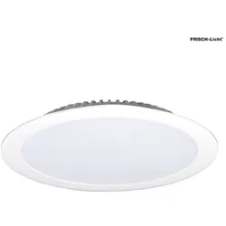 Frisch-Licht LED Einbau-Downlight, IP44 IK05, rund, sehr flach, opal, schaltbar, weiß, Ø 60cm, 48W 3000K 4000lm FL-EDL2260A.4083