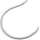 GALLAY Kette 1,5mm runde Schlangenkette Silber 925 42cm