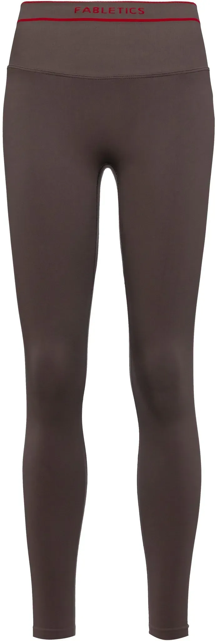 Fabletics Tights Damen in desert shadows-heated red fabletics, Größe XL - braun