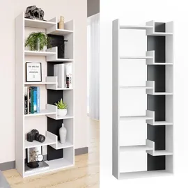 Vicco Bücherregal Raumteiler 61 x 160,2 x 22 cm Weiß