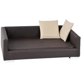 Silvio Design Hundesofa Lucky 70 x 40 cm braun