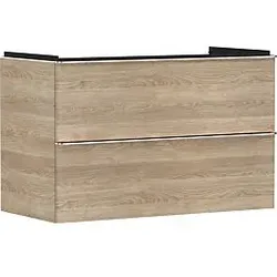 hansgrohe Xelu Q Waschtischunterschrank 54033000 980x605x475mm, 2 Schubladen, Eiche Natur, chrom