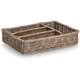 Zeller Besteckkorb 35 x 25 x 7 cm 1-tlg. braun