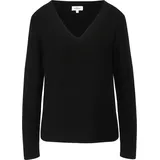 s.Oliver Gerippter Strickpullover Schwarz 38