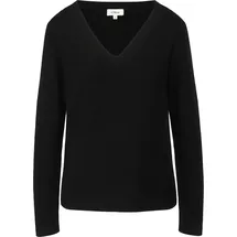 s.Oliver Gerippter Strickpullover Schwarz 38