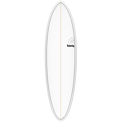 TORQ Wellenreiter Surfboard TORQ Epoxy TET 6.8 Funboard Pinlines, Funboard, (Board)