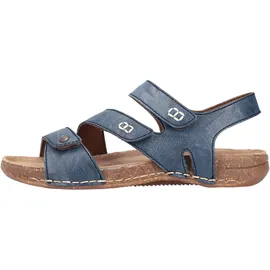 Rieker Damen Sandalen für Damen, blau, 39 EU