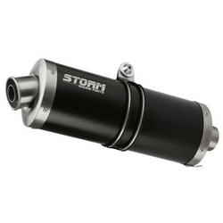 Storm Steel Black Oval Endschalldämpfer
