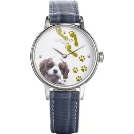 Locman 1960 Fantasy Dog Quarz Leder 36 mm F253A08S-00WHCA2PB