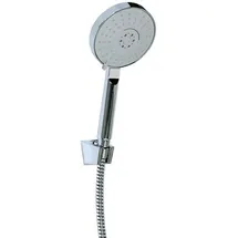 Roman Dietsche Wannenset Handbrause Ø 120 mm - 3 Funktionen - mit Antikalk-system - chrom - 3590442