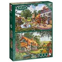 Jumbo Spiele Puzzle »11248 A Beautiful Summers Day 2x1000 Teile Puzzle«, Puzzleteile