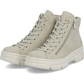 Rieker Z7410-62 Schnürstiefel in beige 42