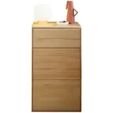 Lomadox Kommode KALAMARIA-69, Massivholz Sideboard Anrichte Wohnzimmer Schrank modern in Buche braun