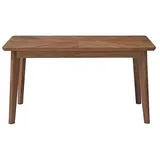 Ess Tisch Designer Italienische Möbel Holz Tisch 140x80cm Küche Wohn Zimmer Neu - Braun