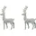 Creativ deco Hirsch 29 cm grau