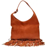Jeffrey Campbell Henkeltasche Veloursleder Orange