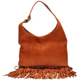 Jeffrey Campbell Henkeltasche Veloursleder Orange