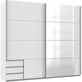 WIMEX Emden 225 x 210 x 65 cm weiß mit Spiegel und Schubladen
