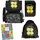 Goldkids 4er-Set Schulranzen Emoji Motiv Schwarz/Bunt