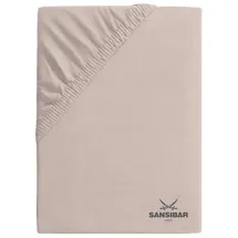 Sansibar Spannbettlaken Jersey-Baumwolle 90 x 100 - 190 x 200 cm rosa