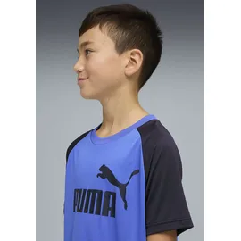 Puma Jungen Essentials No. 1 Logo Poly T-Shirt und Shorts Set 140, New Navy Blue - 140