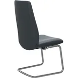 Stressless Stressless® Polsterstuhl »Laurel«, Leder BATICK, High Back, Größe L, mit Beinen aus Stahl in Schwarz matt, blau