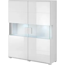 OTTO home Highboard Toledo 121,5 x 152,5 cm Weiß
