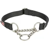 Trixie Premium Zug-Stopp-Halsband Schwarz L–XL