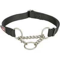 Trixie Premium Zug-Stopp-Halsband Schwarz L–XL