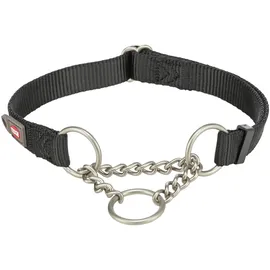 Trixie Premium Zug-Stopp-Halsband Schwarz L–XL