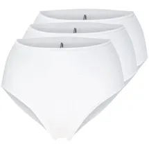 Pompadour Damen Taillenslip 3er Pack 46, Weiss (PO-0060)