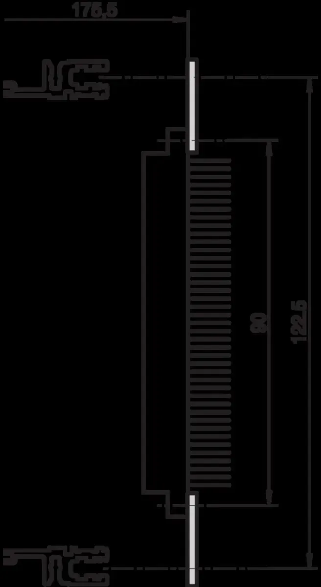 Schroff Lochschiene 20822048 (VE4)