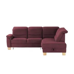 meinSofa Ecksofa  Liva ¦ rot ¦ Maße (cm): B: 254 H: 106 T: 224