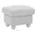 Home Affaire Hocker Milano Vintage Polyester 62 x 45 x 50 cm Grau