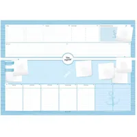 Nova MD Schreibtischunterlage aus Papier mit 50 Blatt zum Abreißen - Hochwertige Schreibunterlage im Format DIN A2, Papierunterlage für Kinder und Erwachsene