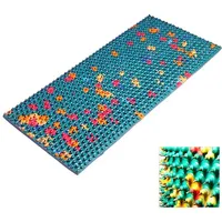 Massagematte rechteckig 6,2 mm, Applikator Lyapko Quadro, Ляпко,118x470 mm, Akupunktur, elastisch