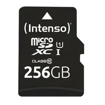 Intenso Performance R90 microSDXC 256GB Kit, UHS-I U1, Class 10 (3424492)