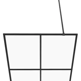 vidaXL Duschwand für Begehbare Dusche mit Klarem ESG Glas 80x195 cm