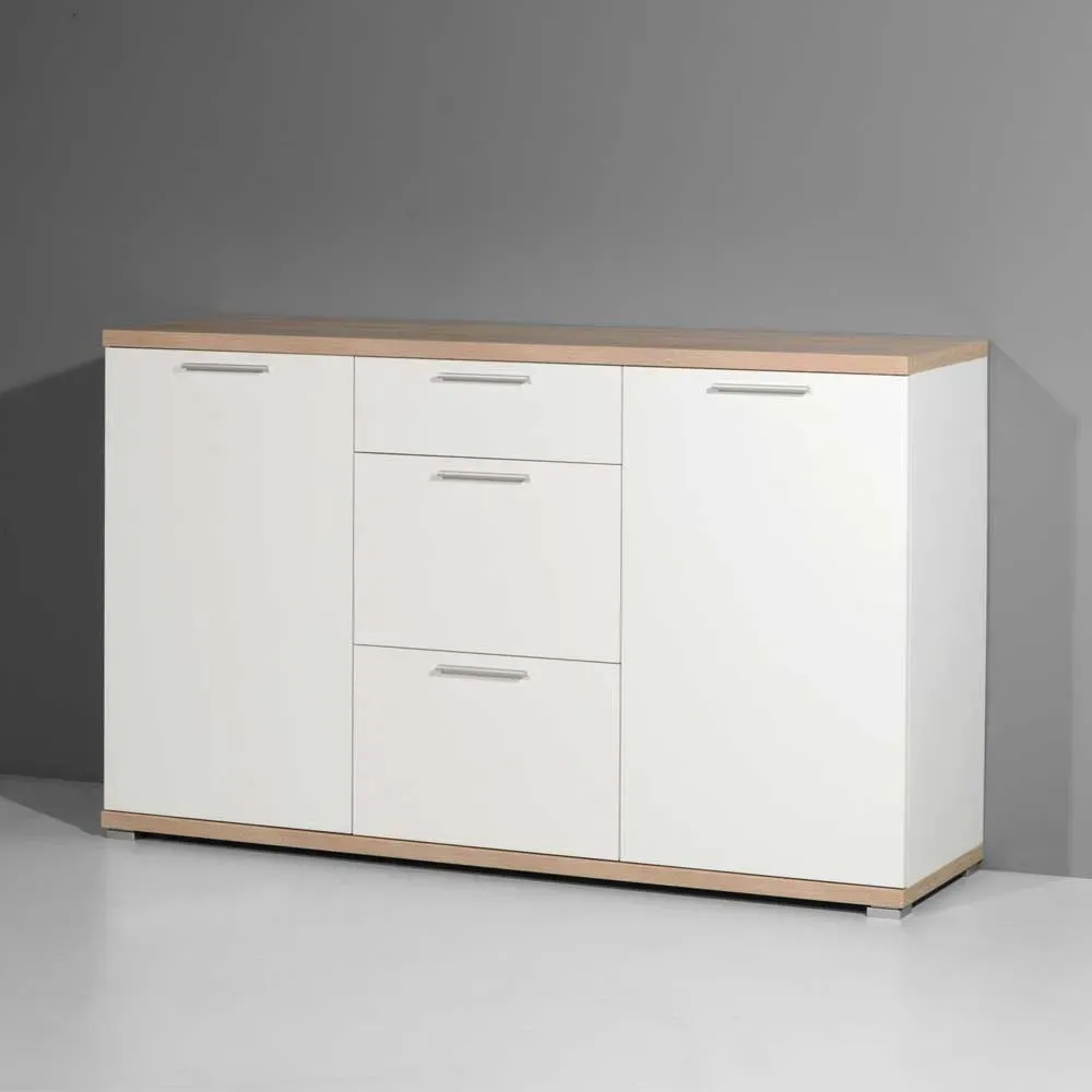 Sideboard aus Spanplatte Eiche Dekor