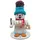 Schweda Räuchermännchen - Schneemann Weiß Mittel - Schwibbogenverkäufer