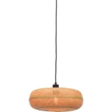 Good&Mojo Palawan 1-flg. Ø 40 cm rund beige Holz