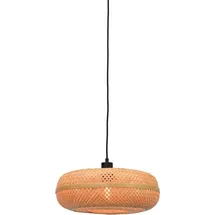 Good&Mojo Palawan 1-flg. Ø 40 cm rund beige Holz