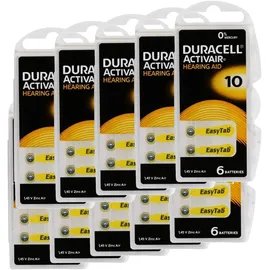 Duracell Activair Hörgerätebatterien 10 6 St.