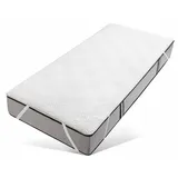 OTTO home Rhomber Matratzenauflage 90 x 200 cm weiß