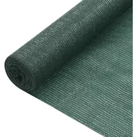VidaXL Zaunblende Grün 1,8x10 m HDPE 75 g/m2