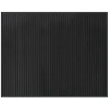 vidaXL Teppich Rechteckig Grau 80x100 cm Bambus