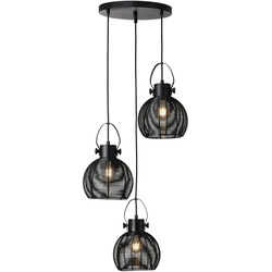Brilliant Pendelleuchte Sambo schwarz E27 max. 60W höhenverstellbar
